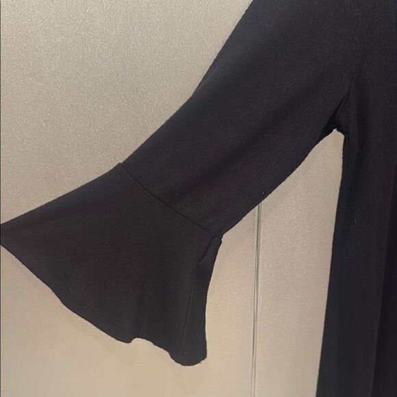 Apt. 9 Black Flutter Sleeve Blouse - Picture 6 of 8